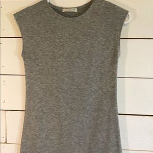 Denise Sleeveless Gray Tank Top, Women’s Small